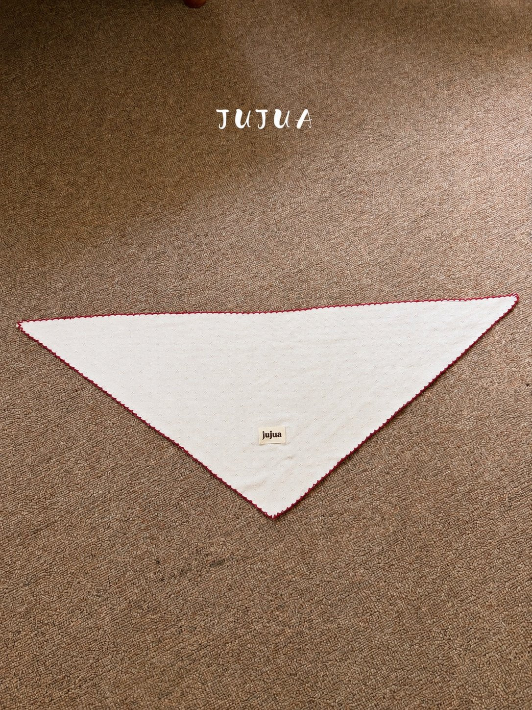 ［jujua］Eyelet scarf