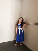 ［comma］Two tone long one-piece