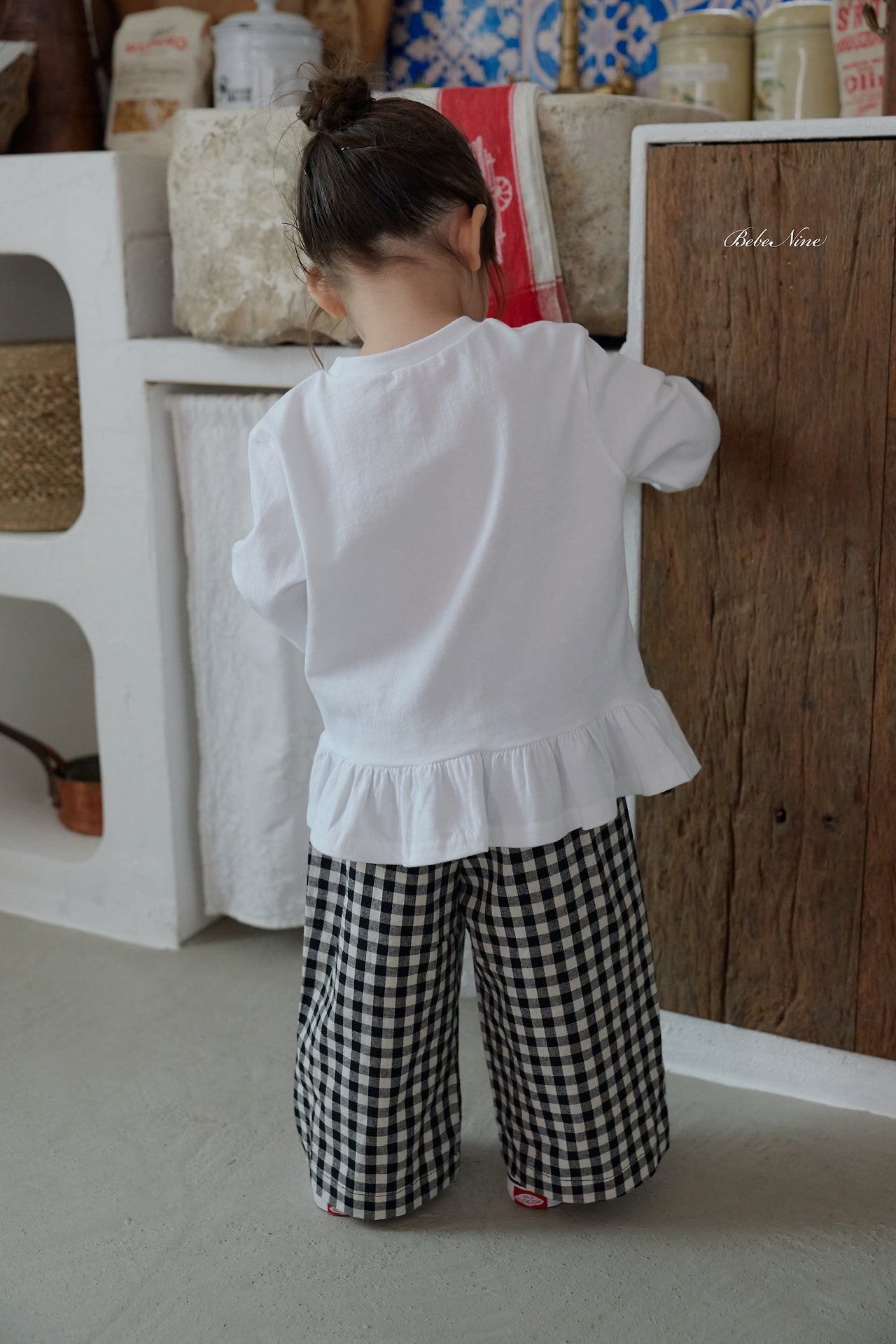［bebenine］Maple Check Pants
