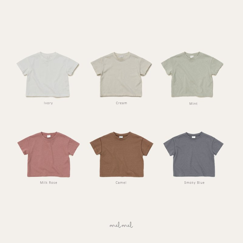［melmel］Loose half tee