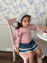 ［second moment］Puff stripe tops