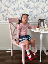 ［second moment］Puff stripe tops