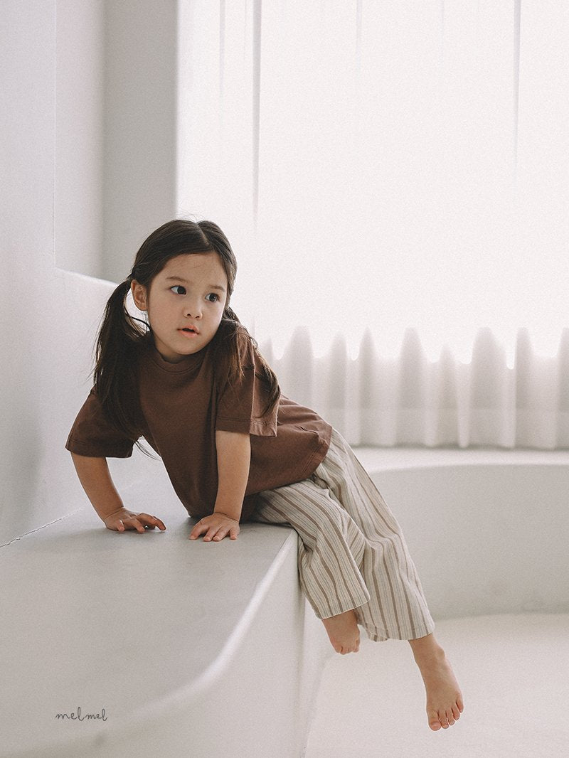 ［melmel］Loose half tee