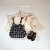 [mimi market] Peach bottleneck tee