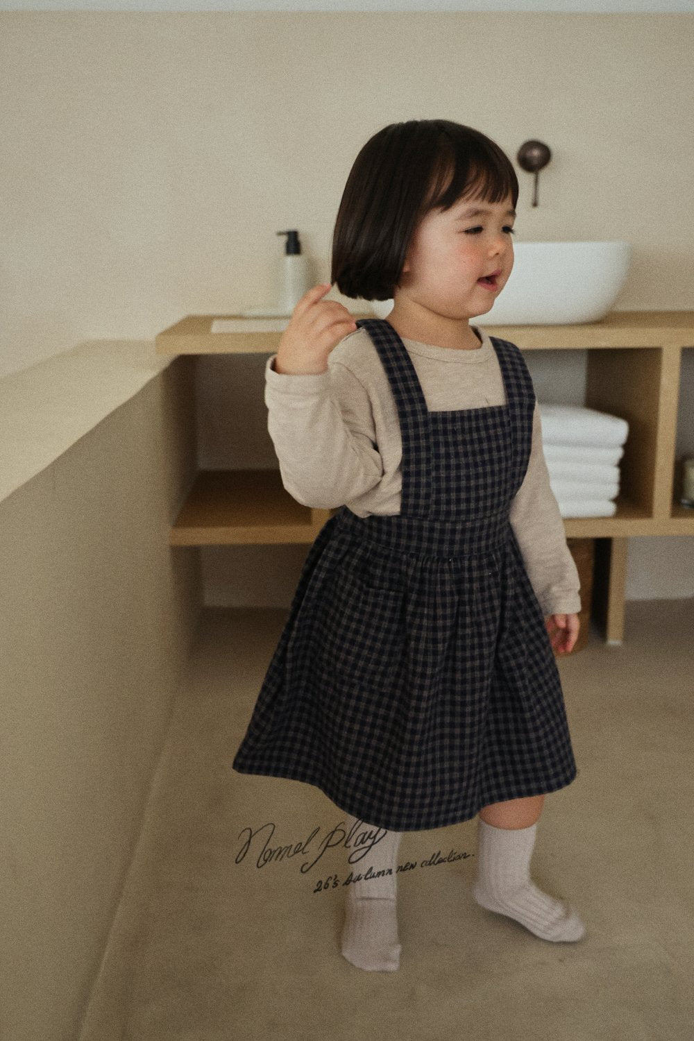 ［normalplay］Tarte Check One-piece