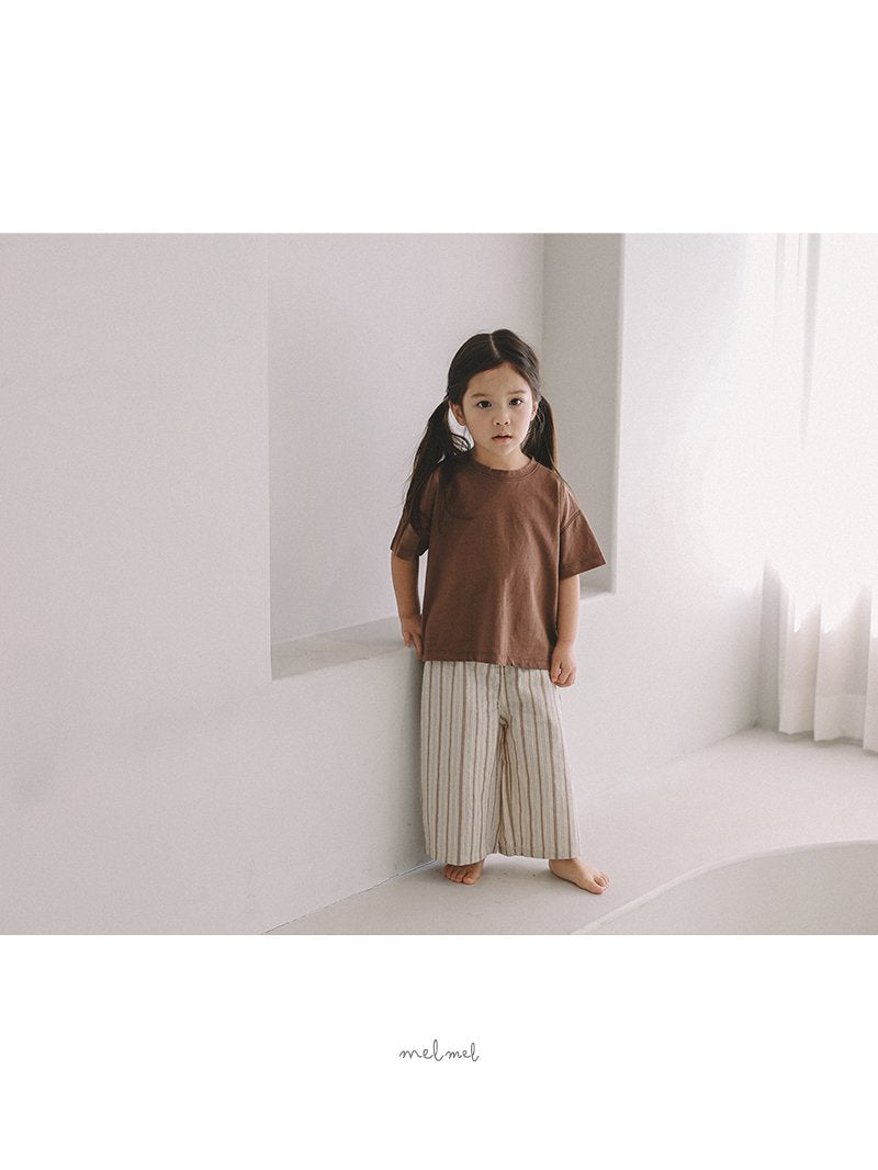 ［melmel］Loose half tee