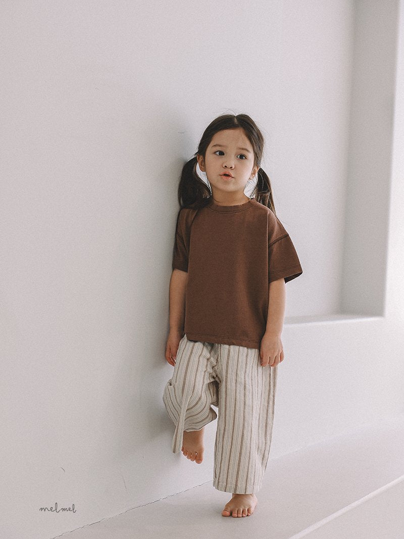 ［melmel］Loose half tee