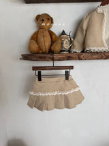 ［marron］Castle pleats skirt