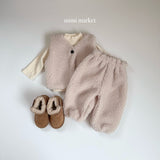 [mimi market] Peach bottleneck tee