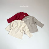 [mimi market] Peach bottleneck tee