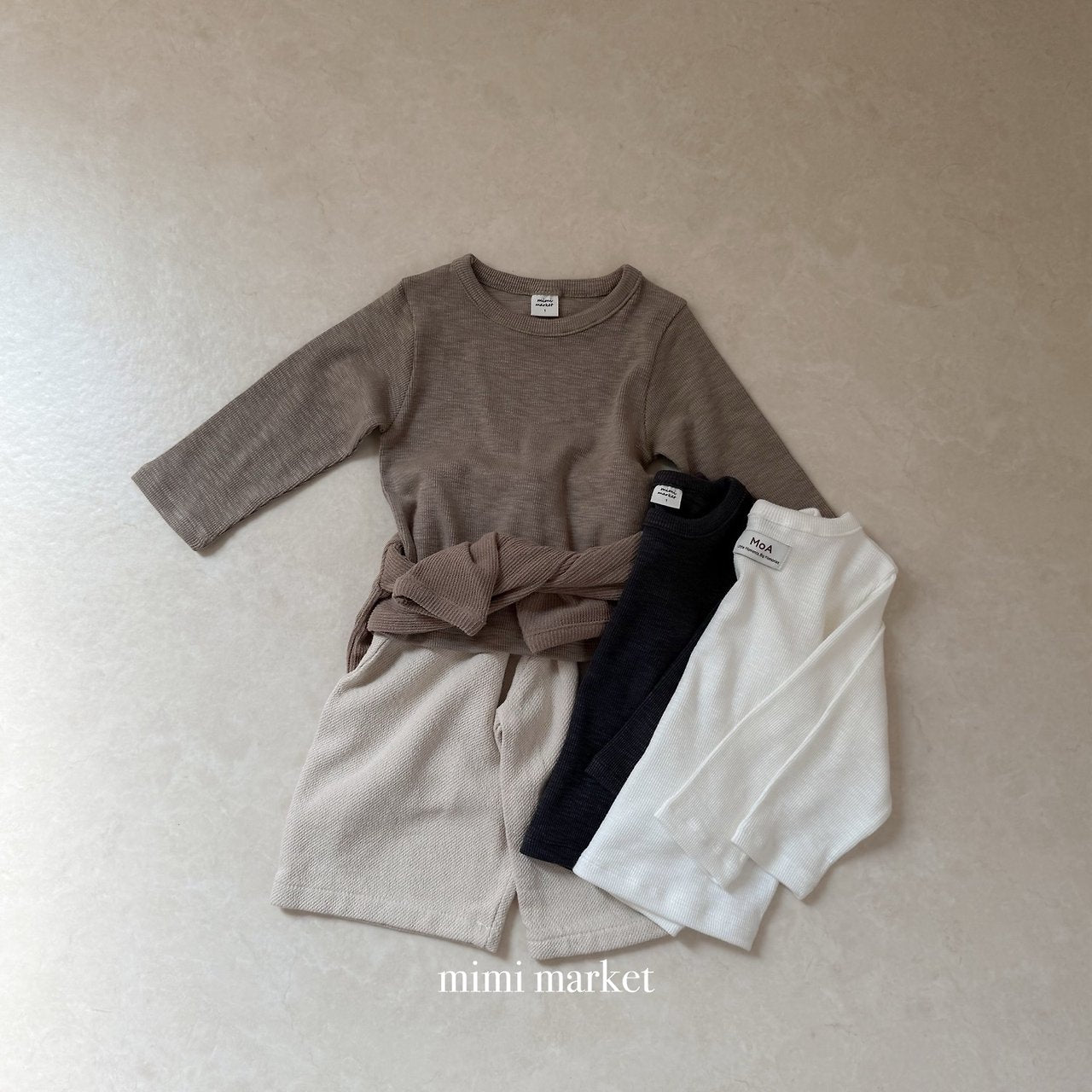 ［mimi market］Bobo basic tee
