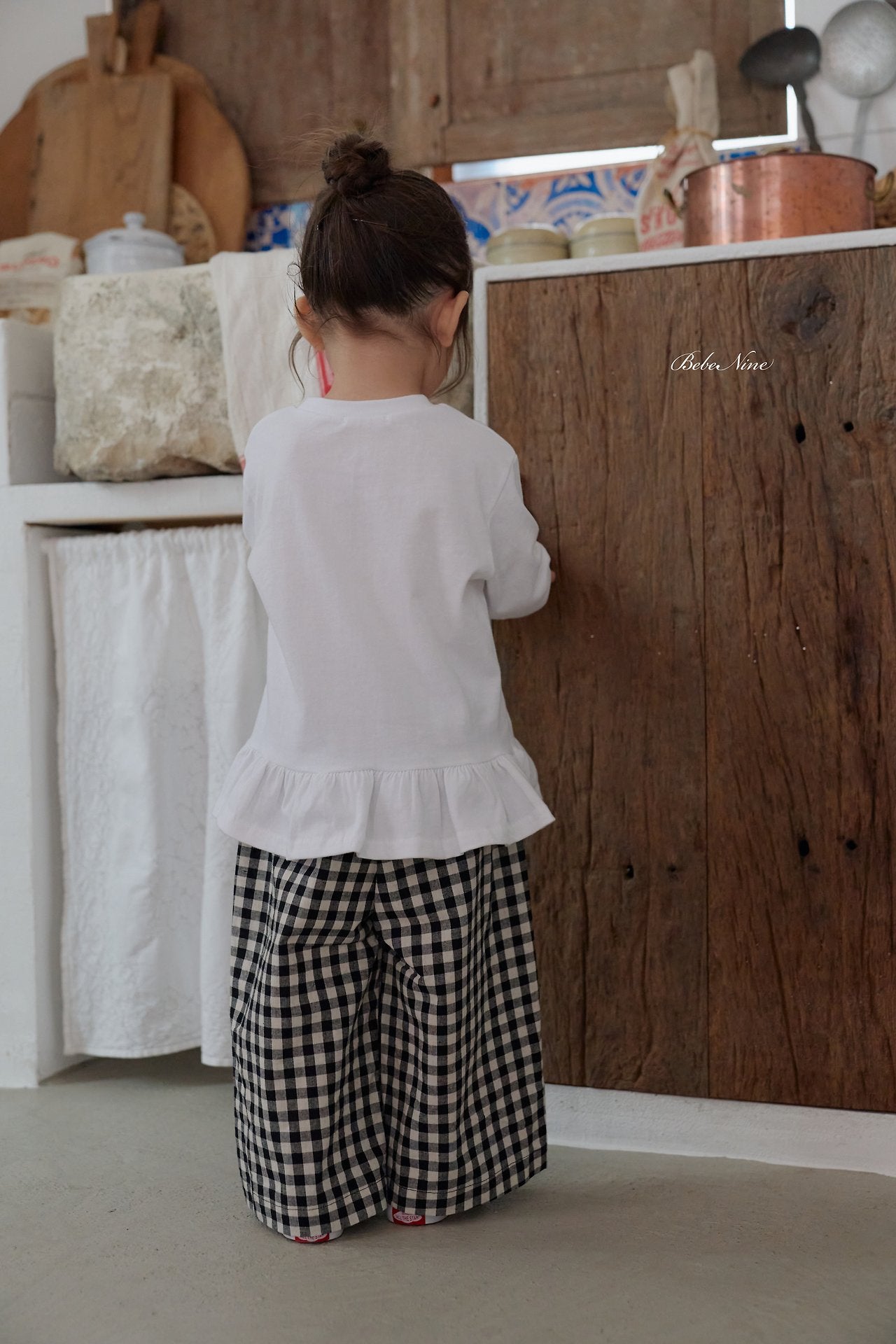 ［bebenine］Maple Check Pants