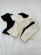 ［azalea］Shirring smock tee (kids)