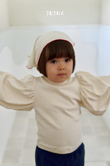 ［jujua］Berry balloon sleeve tops