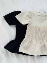 ［azalea］Shirring smock tee (kids)