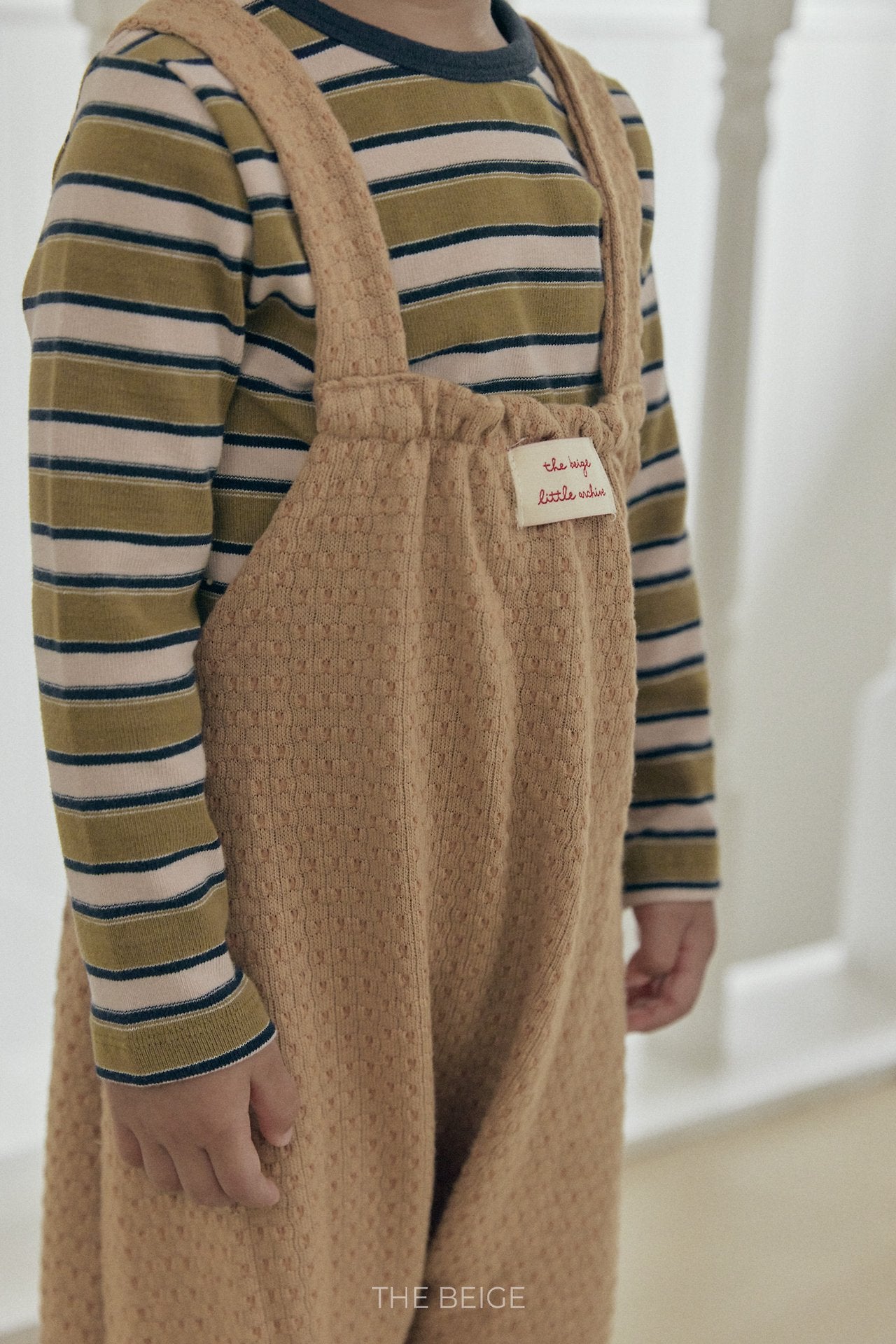 ［The beige］Knit Overalls