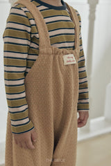 ［The beige］Knit Overalls