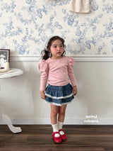 ［second moment］Puff stripe tops