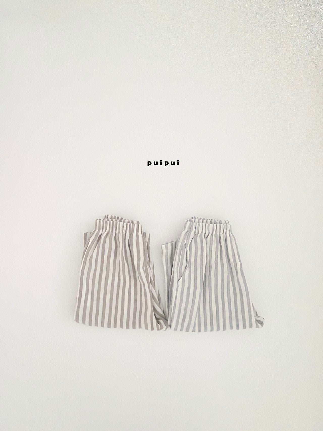 ［puipui］Line stripe pants