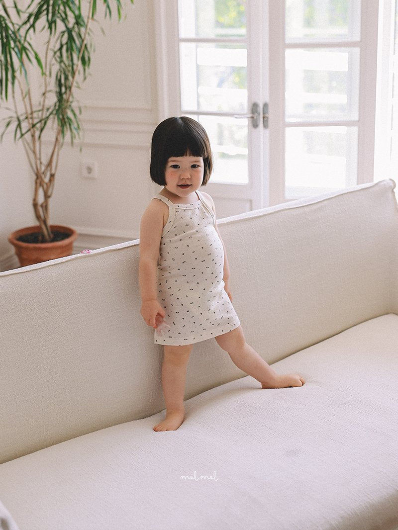 ［melmel］Mini flower one-piece