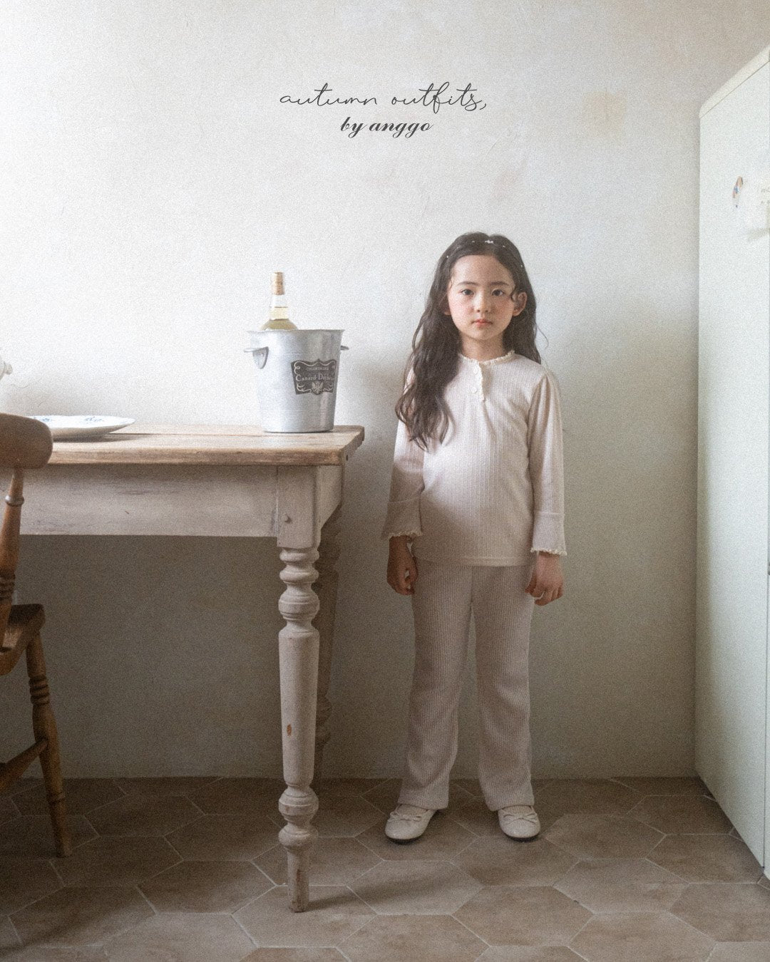 ［anggo］Crepe pants
