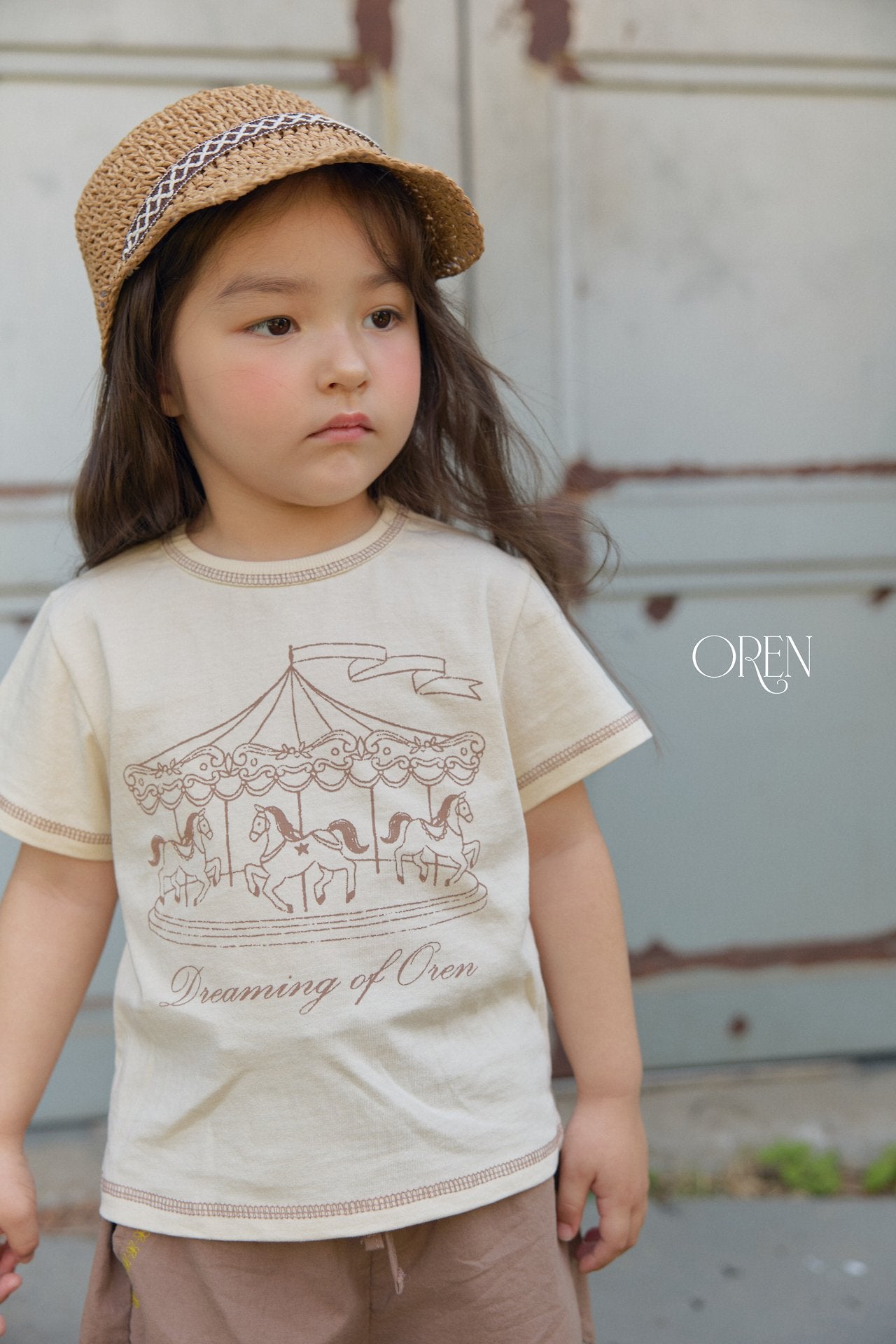 ［OREN］Merry go round tee