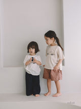 ［melmel］Cotton daily short pants