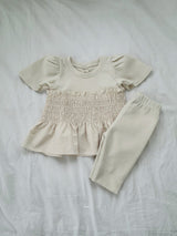 ［azalea］Shirring smock tee (kids)