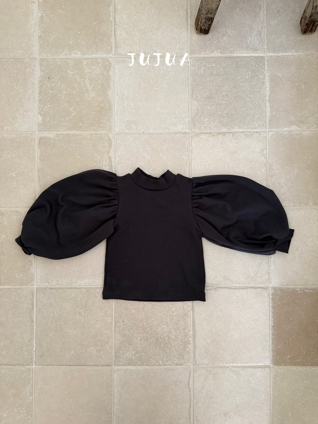 ［jujua］Berry balloon sleeve tops