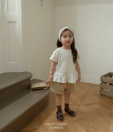 ［LINDO］Button short pants
