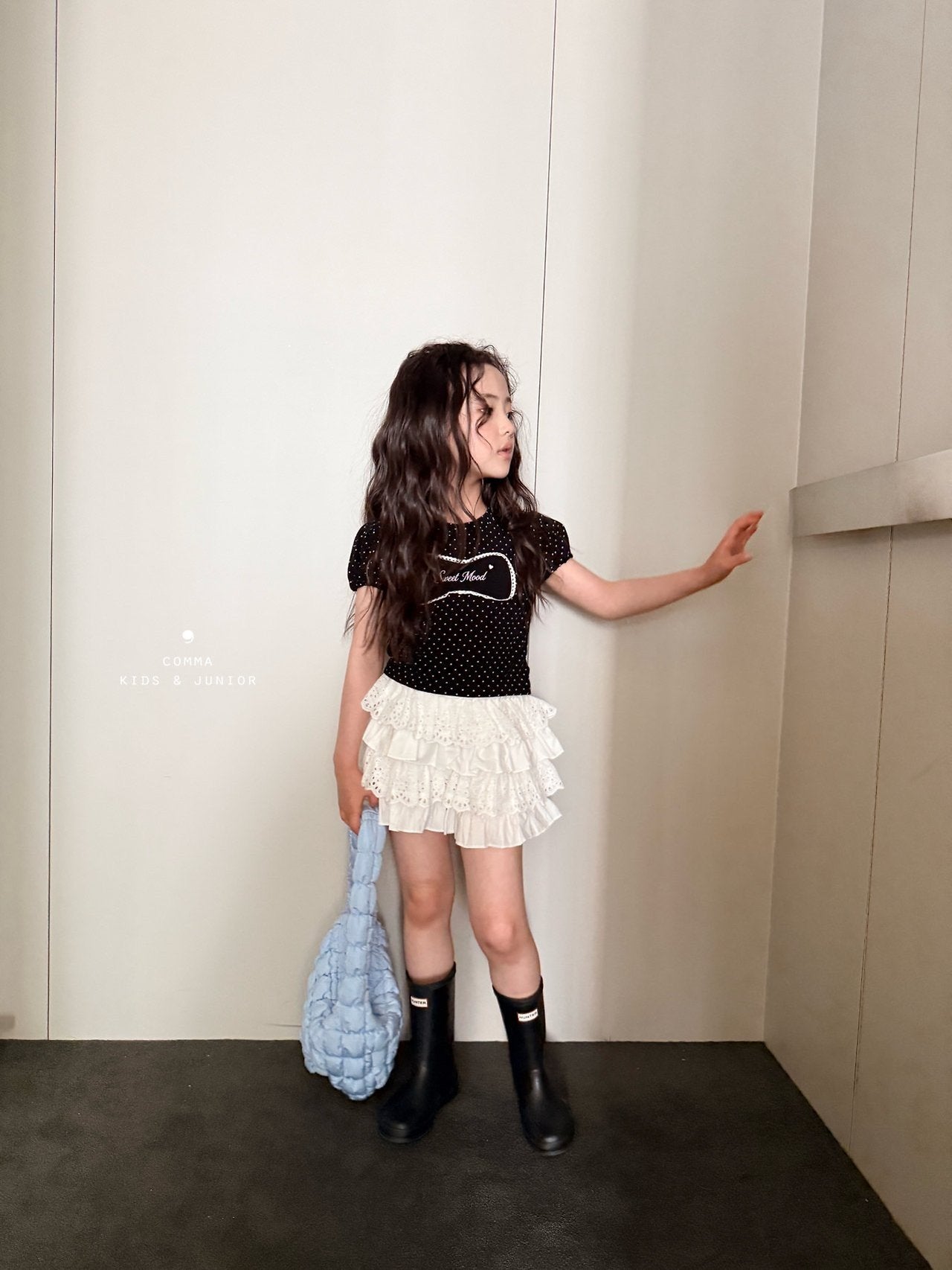 ［comma］Sweet dot tee