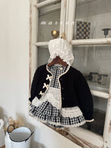 ［marron］Ribbon cardigan