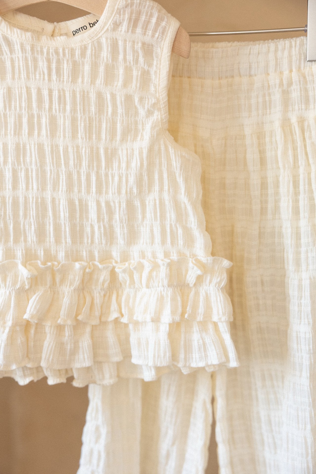 ［perrobebe］Adele frill setup (cream)