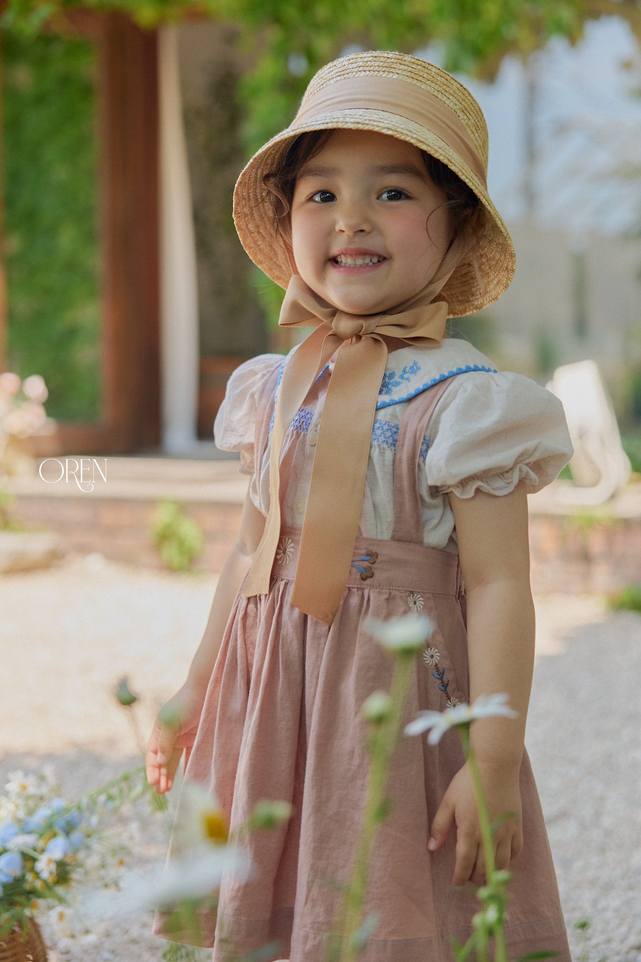［OREN］Brisa suspender skirt