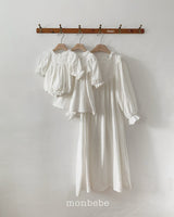 [monbebe] Angel lace rompers