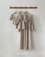 [monbebe] Angel lace rompers