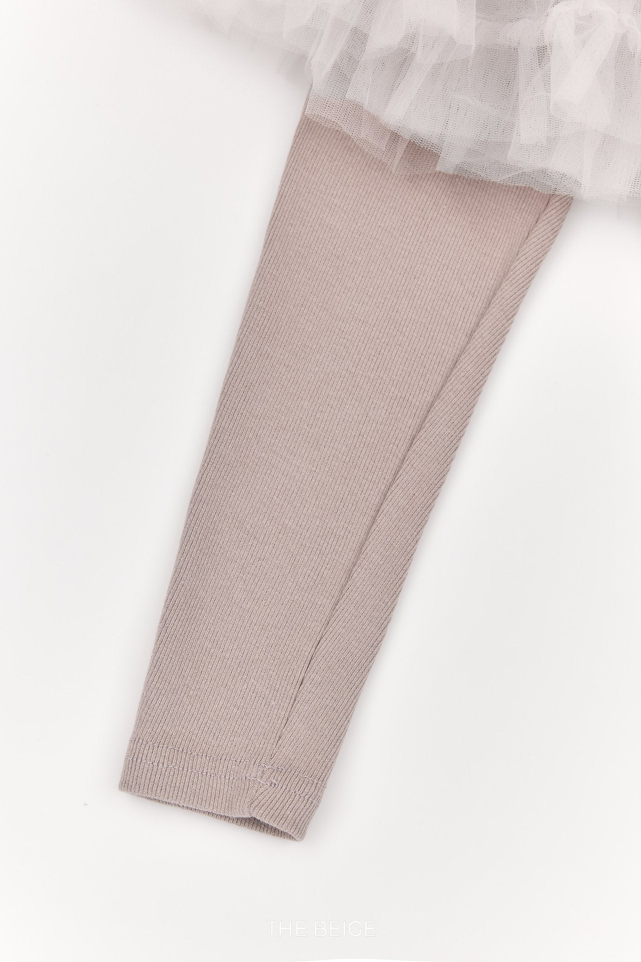 ［The beige］Tulle Leggings