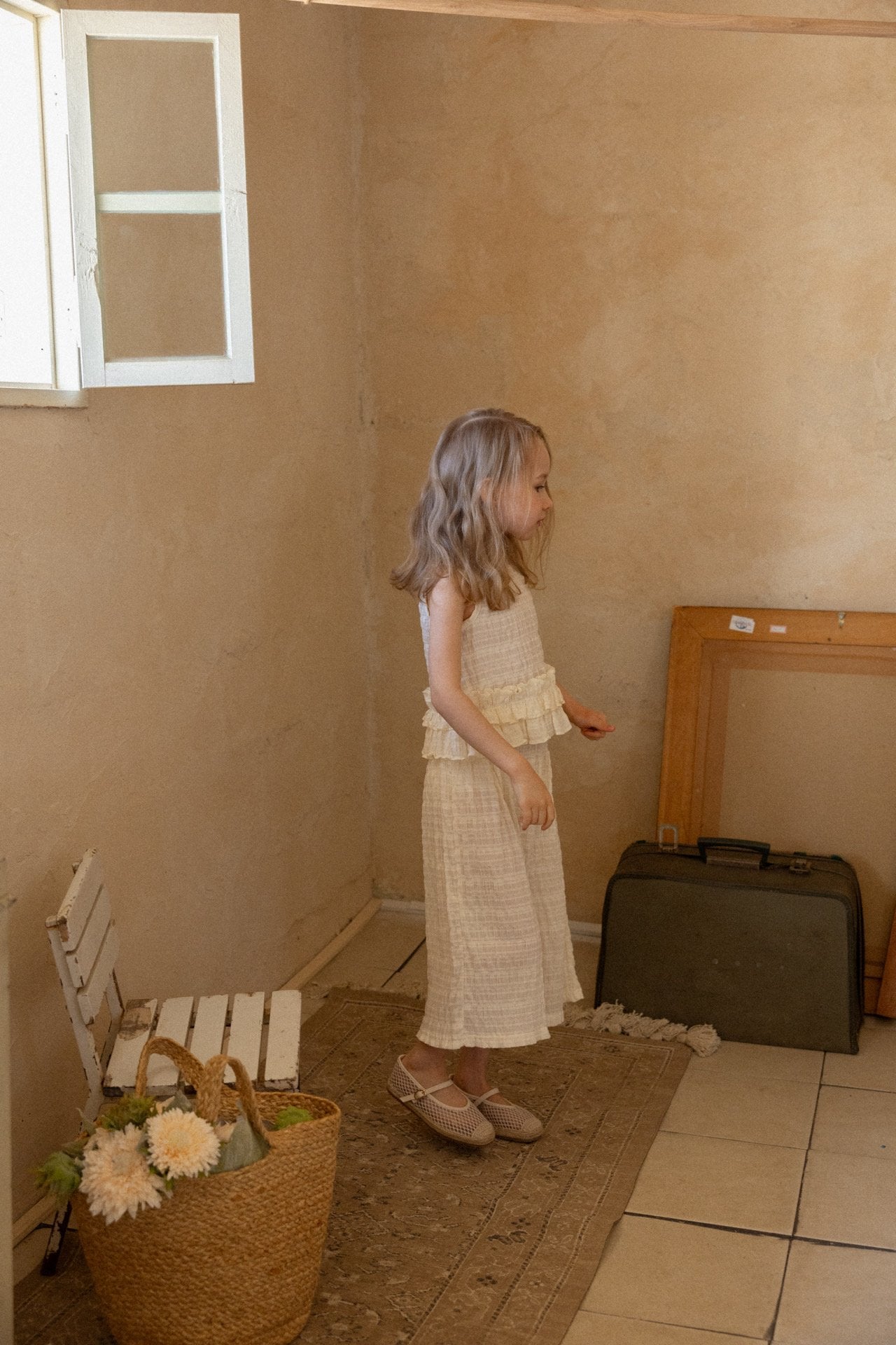 ［perrobebe］Adele frill setup (cream)