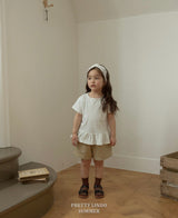 ［LINDO］Button short pants