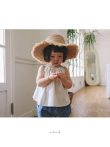 ［melmel］Rib denim short pants