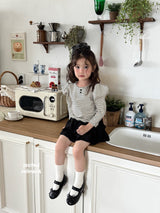 ［second moment］Puff stripe tops