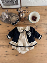 ［marron］Castle lace cardigan