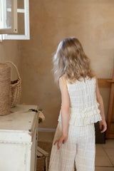 ［perrobebe］Adele frill setup (cream)