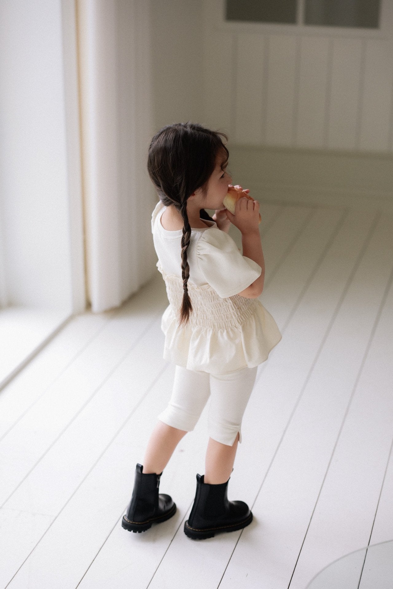 ［azalea］Shirring smock tee (kids)