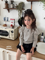 ［second moment］Puff stripe tops