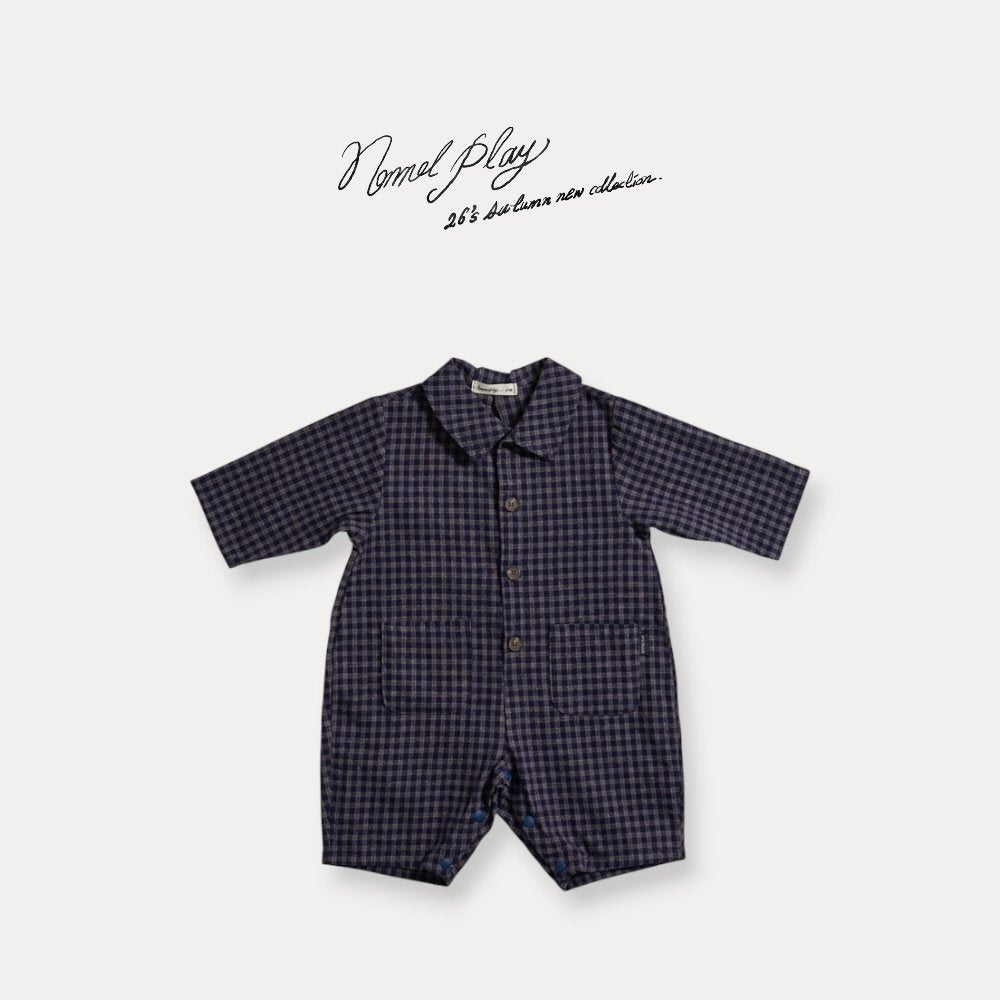 ［normalplay］Tarte Check Collar Suit