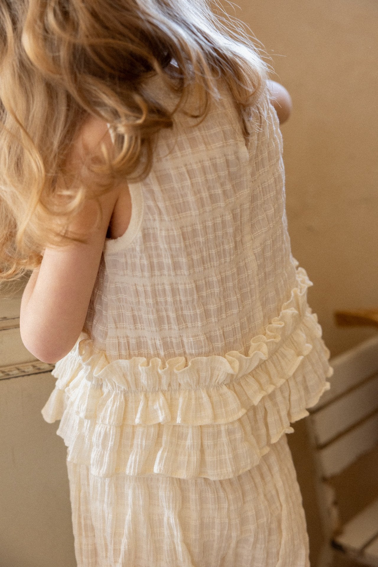 ［perrobebe］Adele frill setup (cream)