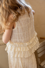 ［perrobebe］Adele frill setup (cream)
