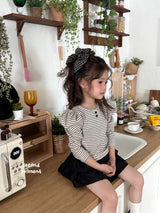［second moment］Puff stripe tops