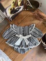 ［marron］Melody check suit